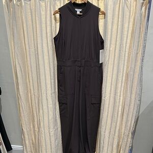 Athleta Black Sleeveless Jumpsuit
